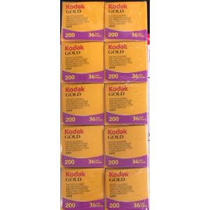 ※使用期限切れ コダック KODAK カラーネガフィルム GOLD 200-36EX 10本パック