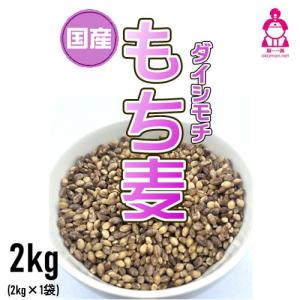 ダイシモチ 令和5年産 新麦 もち麦 2kg (2kg×1袋) 岡山県産