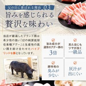 父の日 アグー豚 あぐー豚 グルメ ギフト 沖...の詳細画像5