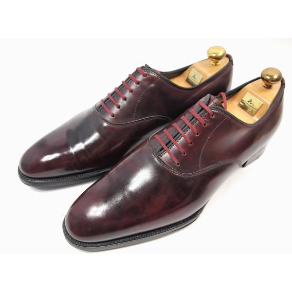 2279　美品　ジョンロブ　プレーントゥ　内ばね　サイズ81/2D　ラスト7000　GARNIER2...