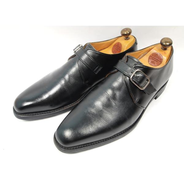 2462　美品　リーガル　REGAL　シングルモンク　サイズ251/2　ブラック　　1960　143...