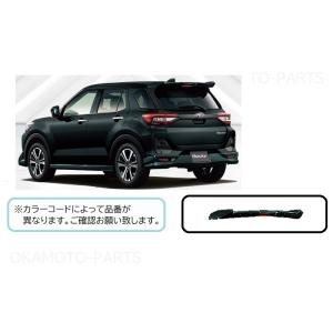 (ZT)大型バックドアスポイラー(X07  ブラックマイカメタリック)「ダイハツ純正用品」ロッキー　...