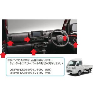 ハイゼット (ZUT)インテリアパネルセット(オレンジ)9インチDA ハイゼット (ZUT)インテリアパネルセット(オレンジ)9インチDA