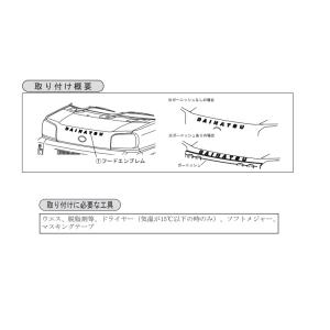 (18UT)フードエンブレム(メッキ)「ダイハ...の詳細画像1
