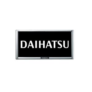 (80UT)ナンバーフレーム(メッキ)１枚「ダイハツ純正用品」08400K9004