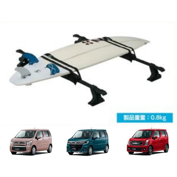 (ZT)サーフボードアタッチメント「スズキ純正用品」ワゴンＲ/スティングレー/カスタムＺ　MH55S...