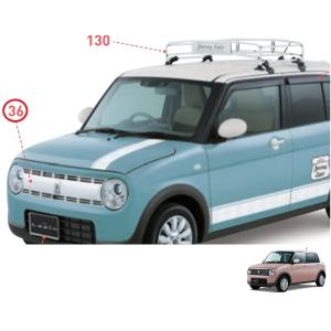 ラパン フロントグリル（ホワイト/フロントカメラ有り車用) 「スズキ