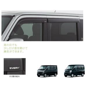 ジムニー (NT)ドアバイザー(左右セット)「スズキ純正部品 ジムニー (NT)ドアバイザー(左右セット)「スズキ純正部品
