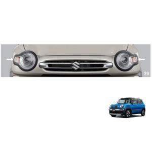 ヘッドランプリムセット(マットブラック/スクリュ付)「スズキ純正用品」クロスビー　MN71S　991...