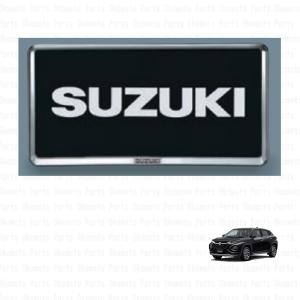 アルト ナンバープレートリム(ブラックメッキ・1枚分)「スズキ純正用品