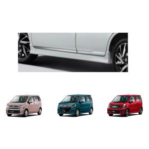 ((YT)サイドドアアンダーガーニッシュ(メッキ調フィルム)4本セット「スズキ純正用品」ワゴンＲ/ス...