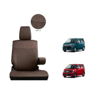 ワゴンR (ZT))革調シートカバー(スティングレー/カスタムZ用)1台分