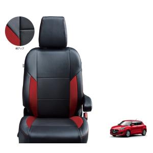 スイフト 革調シートカバー（アームレスト付き車用）「スズキ純正用品