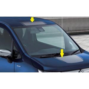 フード＆ルーフデカール（ストライプ）「スズキ純正用品」ワゴンＲ/スティングレー/カスタムＺ　MH55...