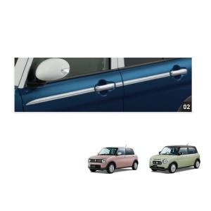 ラパン (ZT)インパネガーニッシュ（マイクロチェック調)「スズキ純正