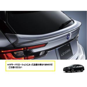 レヴォーグ セラミックホワイト(M6Y)サイドストレーキ「スバル純正