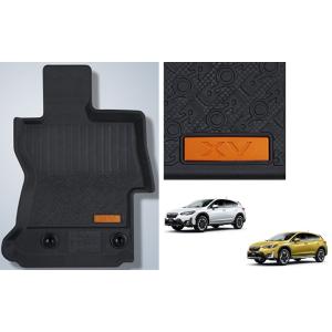 トレーマット（オレンジ）１台分セット「スバル純正用品」　ＸＶ　GT3/GTE(E型)　J5017-F...