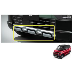 三菱 (YUT)サイドデカール(シルバー)「ミツビシ純正用品