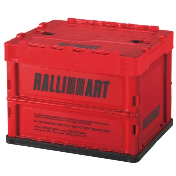 (26)折りたたみコンテナボックス２０Ｌ　RALLIART「ミツビシ純正用品」RALLIART　CO...