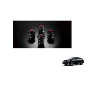 (T)ＳＴＩバルブキャップセット(ブラック)４個入り「スバル純正用品」「スバル純正用品」レヴォーグ　...