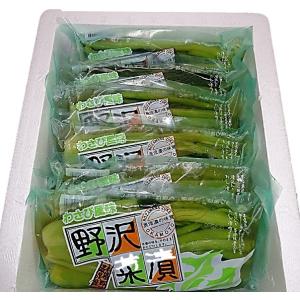 長野県　岡本商店　野沢菜漬ワサビ風味　350ｇ23入｜okamoto-tukemono