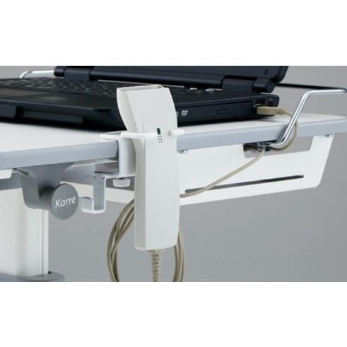 オカムラ ヘルスケア スマートナースカート カレシリーズ 天板クランプオプション バーコードリーダー...