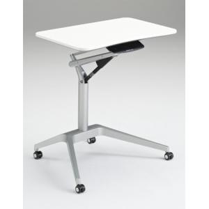 極美品】オカムラ昇降テーブル手動昇降デスクライズフィットⅢそら豆形