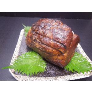 お肉屋さんが作った国産SPF豚の自家製焼き豚ブロック約470ｇ宮崎県産霧島豚使用
