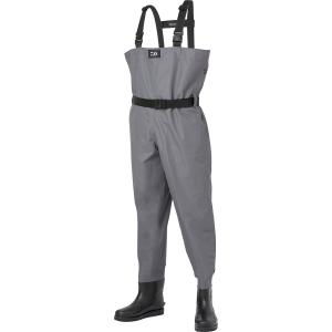 【新品】チェストハイウェダー 透湿素材 高品質 グレー Lサイズ　渓流　トラウト 阪神素地 透湿防水ウェーダー チェストハイ SW-511 : 岡野釣具店