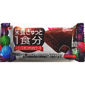 グリコ バランスオンminiケーキチョコブラウニー 1個 ×20個入