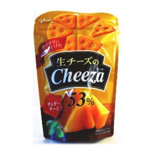 江崎グリコ 生チーズのチーザ チェダーチーズ 36g×10個