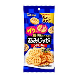 東ハト ちょいスナ あみじゃが うましお味40g×48袋(6入×8)｜okashi-com