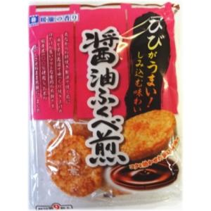 日清製菓 醤油ふくべ煎９枚×１２袋｜okashi-com