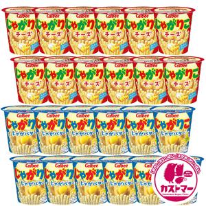 カルビー じゃがりこ サラダ Lサイズ 68g × 12個 チーズ 66g 計24個 箱