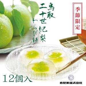 わらび餅 和菓子 2026 12個入 個包装 鳥取二十世紀梨 ギフト 手土産 職場 鳥取 梨 御挨拶 母の日 お中元