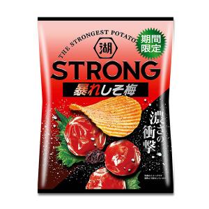 湖池屋 KOIKEYA STRONG ポテトチップス 暴れしそ梅 80g 12コ入り 2022/07/18発売