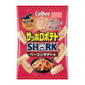 カルビー サッポロポテトSHARKベーコンポテト味 50g 12コ入り 2022/11/14発売
