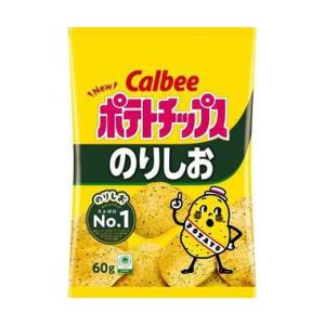 カルビー ポテトチップス のりしお 60g 12コ入り 2023/09/25発売 (4901330513603)｜okashinomarch