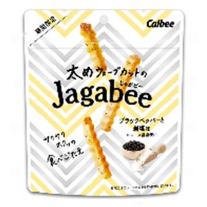 カルビー 太めJagabee ブラックペッパーと岩塩味 35g 12コ入り 2022/09/26発売