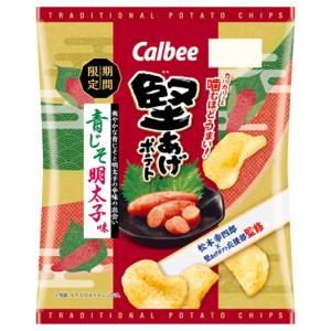 カルビー 堅あげポテト 青じそ明太子味 60g 12コ入り 2022/12/05発売