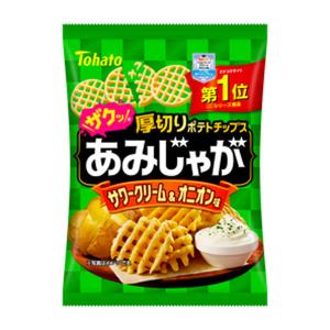 東ハト あみじゃが サワークリーム＆オニオン味 60g 12コ入り 2022/10/03発売