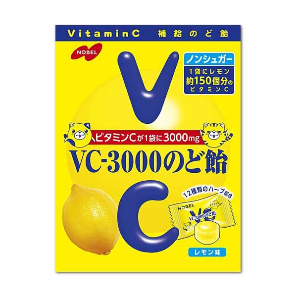 ノーベル製菓 VC-3000のど飴 90g 6コ入り 2022/11/01発売 (490212402...