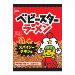 おやつカンパニー ベビースターラーメン旨辛スパイシーチキン味 65g 12コ入り 2022/08/08発売