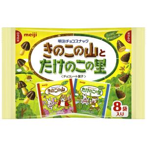 送料無料 明治製菓 きのこたけのこ袋 8袋入り(92g)×18袋 : 御用