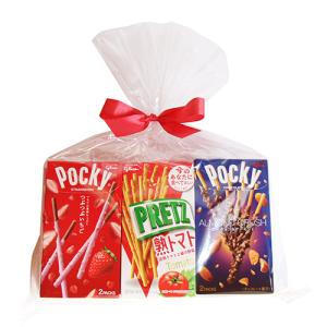 お菓子 詰め合わせ グリコ ポッキー4種入り保冷ランチバッグ