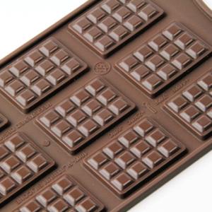 チョコレート型 シリコンモールド TABLETTE（タブレット）SCG011 チョコ型 チョコレートモールド ケーキ型 モルド EASYCHOC イージーチョコ ショコラ｜okashinomori