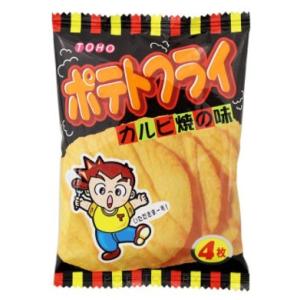 東豊製菓 ポテトフライ(カルビ焼の味) 20袋入 駄菓子スナック : 信州