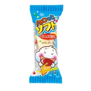 やおきん　チョコっとソフト　チョコクリーム　24個入　駄菓子　マシュマロ｜okashiya