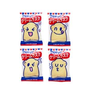 こんがりクリームラスク　20枚入　15個セット　お菓子　おやつ やおきん こんがりクリームラスク 20枚入 駄菓子 : 信州上田のおかしや