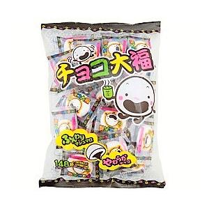 やおきん　チョコ大福　148ｇ（個包装込み）約28個入　駄菓子｜okashiya